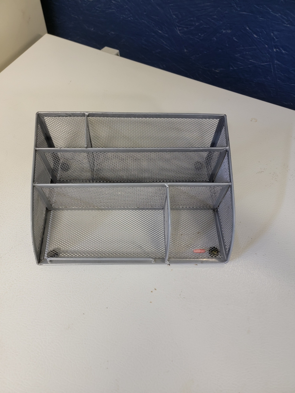 Rubbermaid Silver Mesh Makeup & Desk Organizer - Multi-Compartment